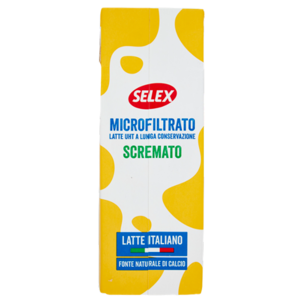 Selex Latte Uht Microfiltrato Scremato 1000 ml
