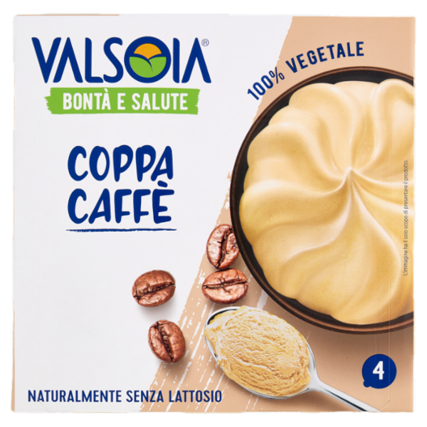 Valsoia Bontà e Salute Coppa Caffè 4 x 70 g