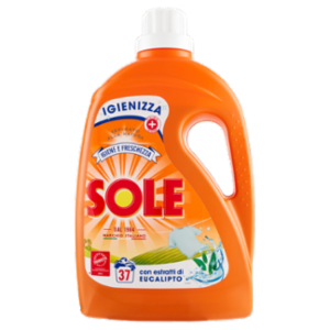 Sole Detersivo Lavatrice Igiene e Freschezza 37 Lavaggi 1,85 L
