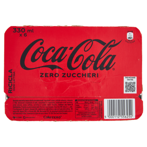 Coca-Cola Zero 6 x 33 cl