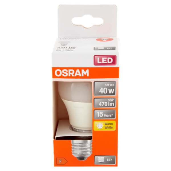 Osram Led Star Classic A 40 Warm White 4.9 W E27