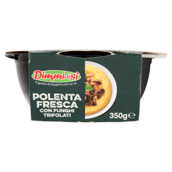 DimmidiSì Polenta Fresca con Funghi Trifolati 350 g