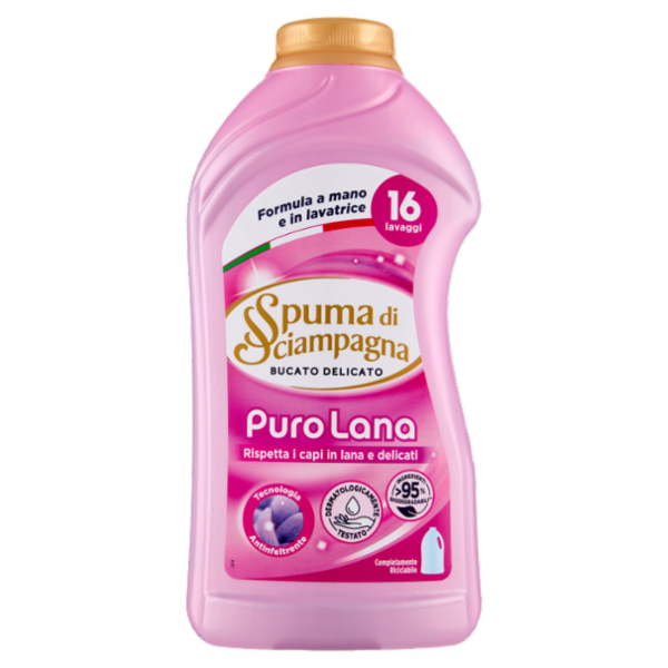 Spuma di Sciampagna Bucato Delicato Pura Lana 800 ml