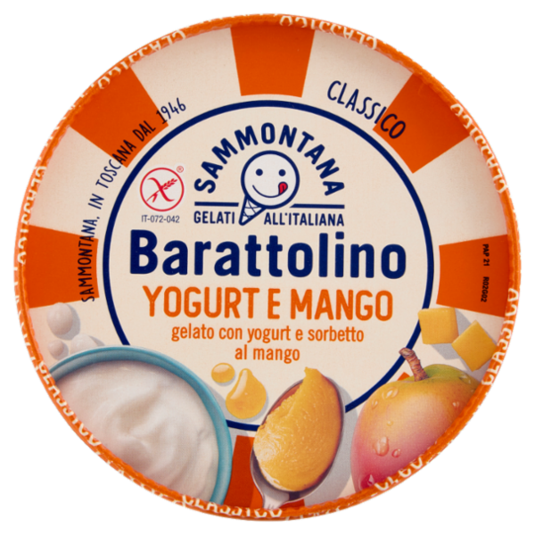 Sammontana Barattolino Classico Yogurt e Mango 500 g