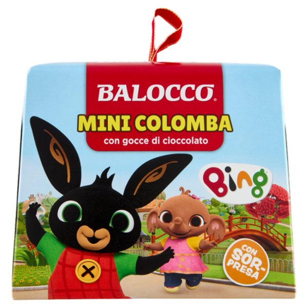Balocco Mini Colomba con gocce di cioccolato Bing 90 g