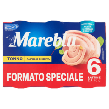 Mareblu Tonno All'Olio Di Oliva 6 x 70 g