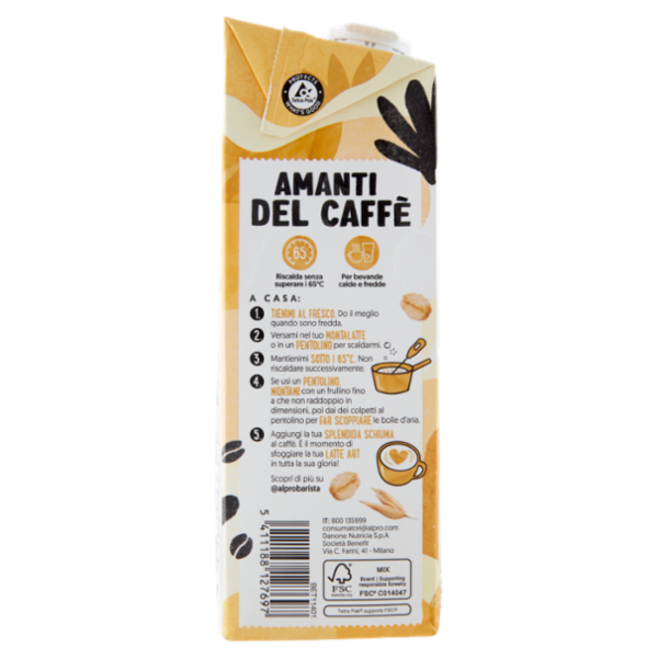 ALPRO Barista Bevanda Vegetale all'Avena 1 Litro