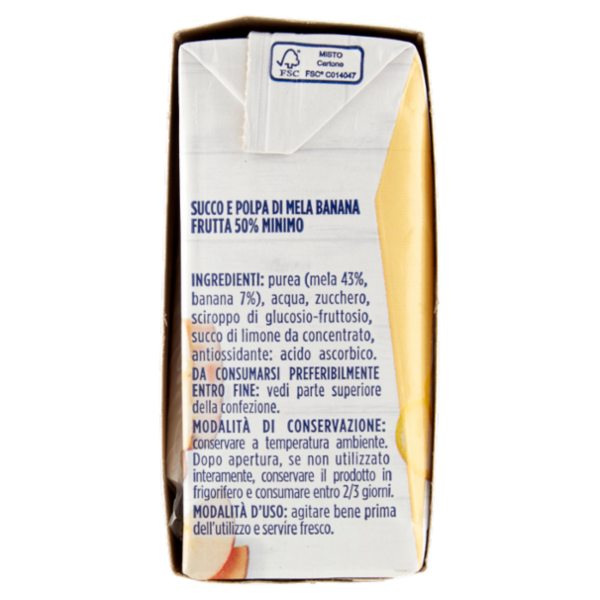 IL GIGANTE Succo e Polpa di Mela Banana 3 x 200 ml