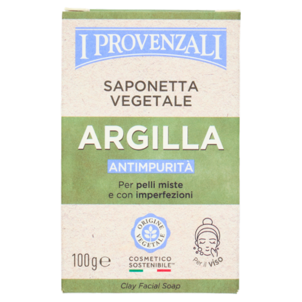 I Provenzali Saponetta Vegetale Argilla 100 g