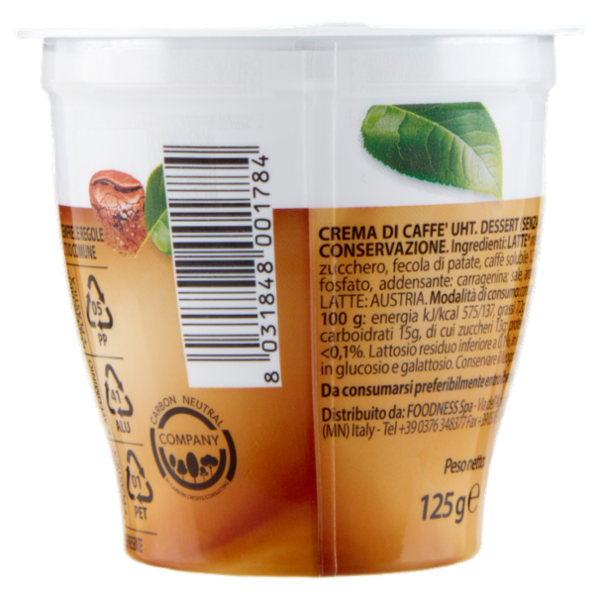 foodNess MyKico Crema Fredda Caffè 125 g