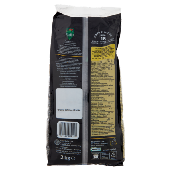 Gallo Nero Riso Nero Integrale 2 Kg