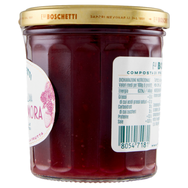 F.lli Boschetti la Frutta Italiana Fragola e Mora 320 g