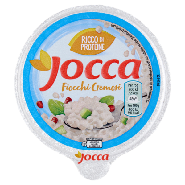 Jocca fiocchi di latte a base di formaggio fresco magro - 175g