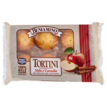 Beniamino Tortini Con Farcitura Di Mela e Cannella 6 x 41,7 g