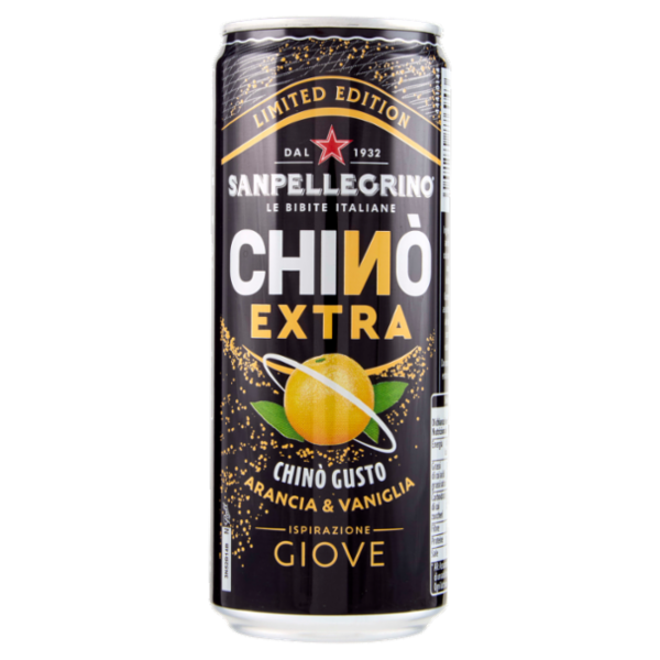 BIBITE SANPELLEGRINO, Bevanda Gassata, Chinò EXTRA, Lattina - 330ml
