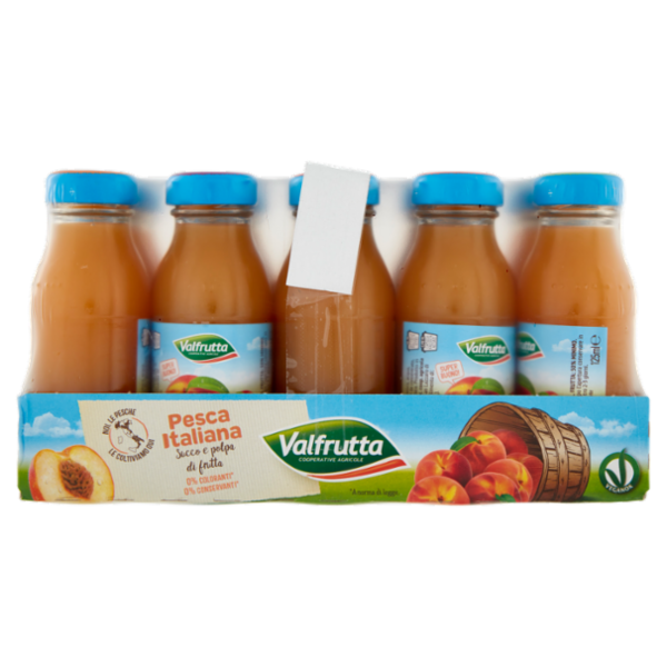 Valfrutta Pesca Italiana Succo e polpa di frutta 15 x 125 ml