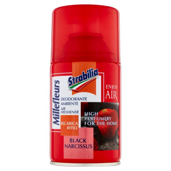 Strabilia Millefleurs Deodorante Ambiente Black Narcissus Ricarica 250 ml