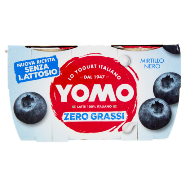 Yomo Zero Grassi Mirtillo Nero 2 x 125 g