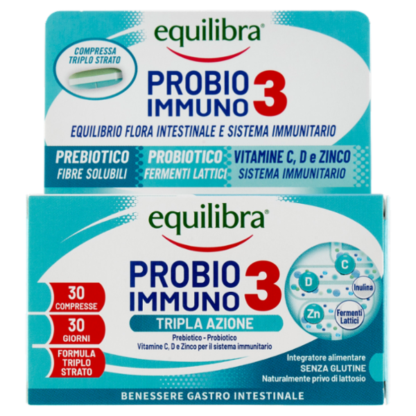 equilibra Probio 3 Immuno Tripla Azione 30 Compresse 32,4 g