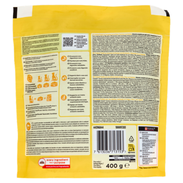 PURINA FRISKIES Adult Pollo e Tacchino e con Verdure 400g