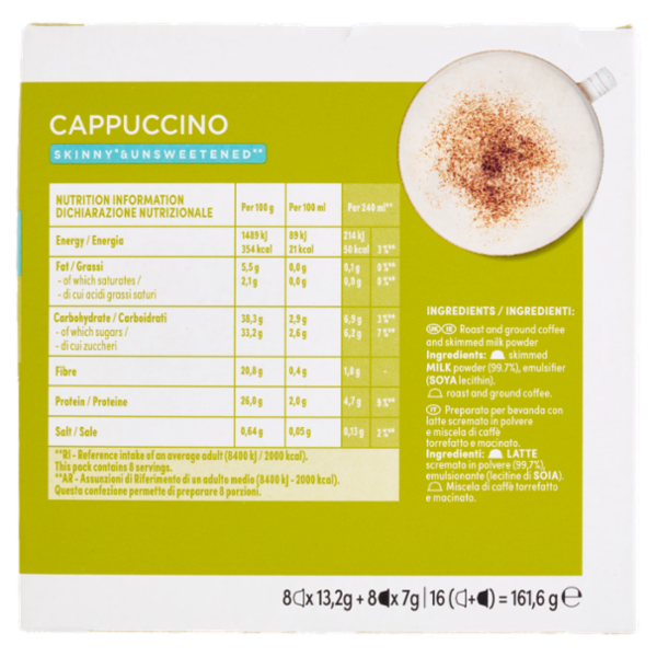 NESCAFÉ DOLCE GUSTO Cappuccino Light 16 Capsule 161,6g