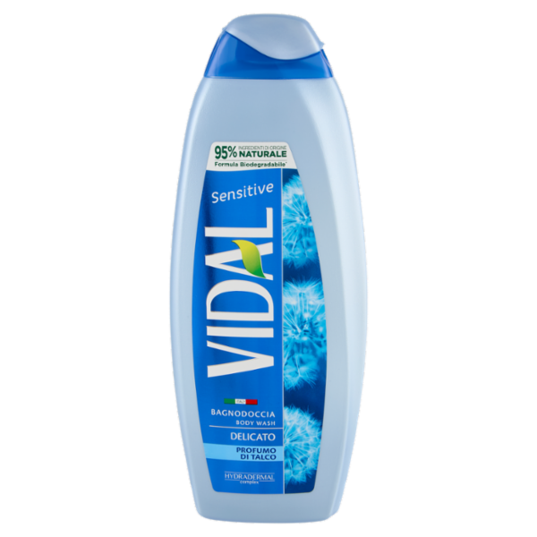Vidal Sensitive Bagnodoccia Delicato Profumo di Talco 600 ml