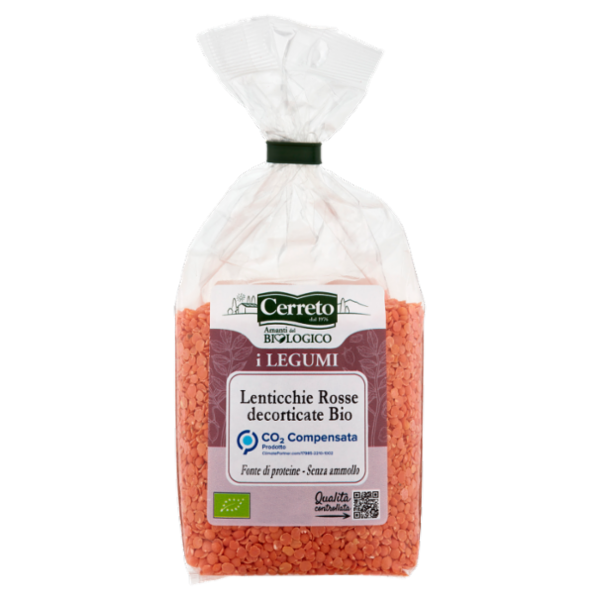 Cerreto i Legumi Lenticchie Rosse decorticate Bio 350 g