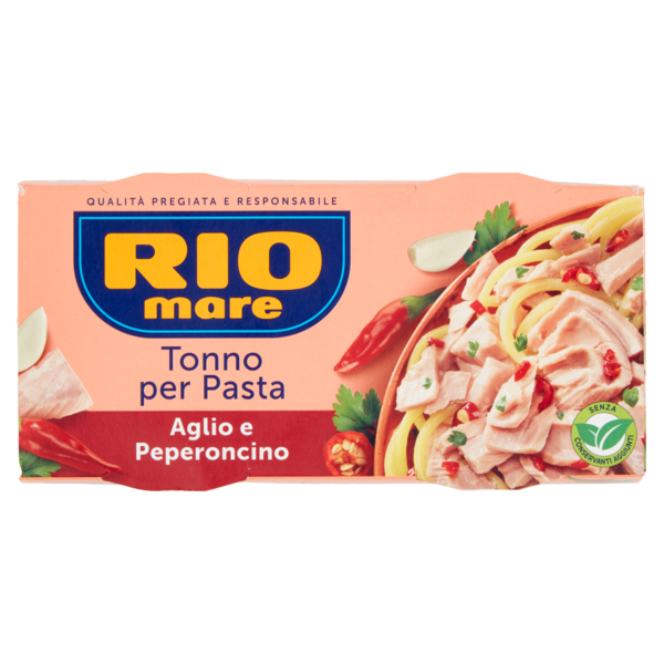 Rio mare Tonno per Pasta Aglio e Peperoncino 2 x 160 g