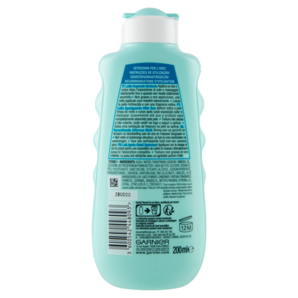 Garnier Ambre Solaire Latte Idratante Doposole 200 ml