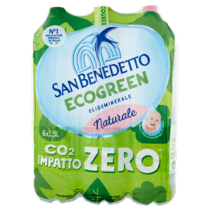 San Benedetto Acqua Naturale Dal Parco Della Majella Ecogreen 6 x 1,5 L