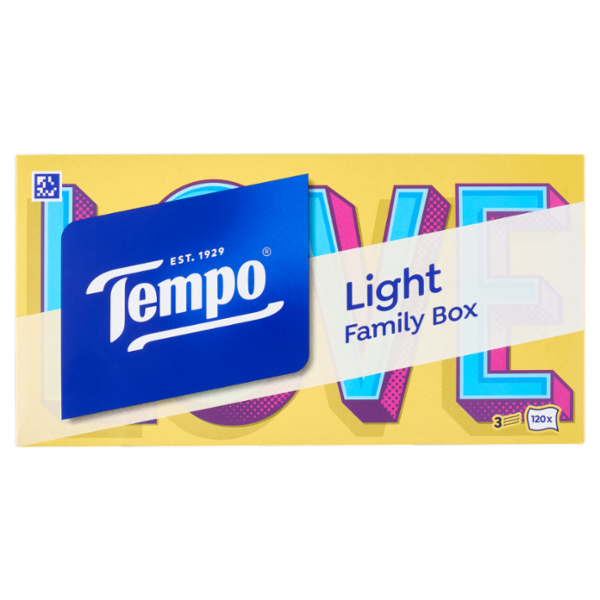 Tempo Light Family Box Fazzoletti 3 veli 120 pz