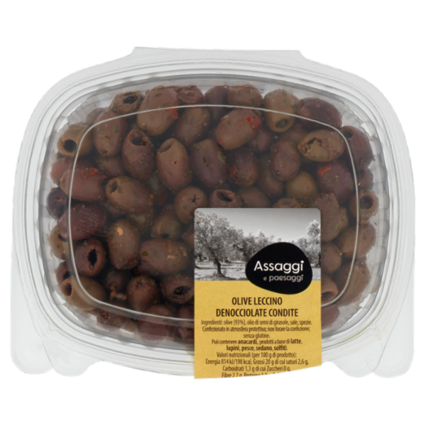 Assaggi e paesaggi Olive Leccino Denocciolate Condite 200 g