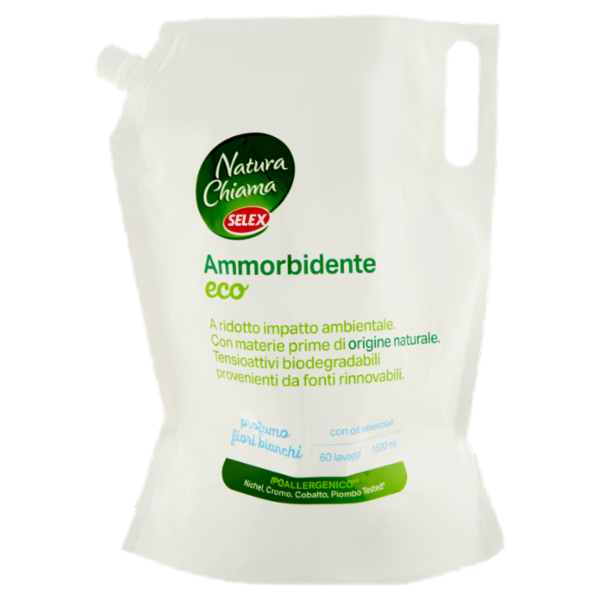 Selex Natura Chiama Ammorbidente Eco Fiori Bianchi 60 Lavaggi 1,5 L