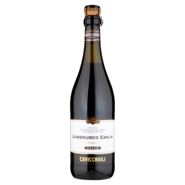Cavicchioli Lambrusco dell'Emilia IGT Vino Frizzante Secco 75 cl