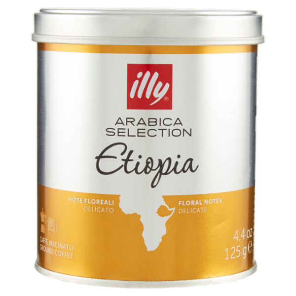 illy Arabica Selection Etiopia Caffè Macinato 125 g
