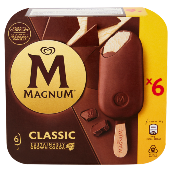 Magnum Classic 6 Gelati 450 g