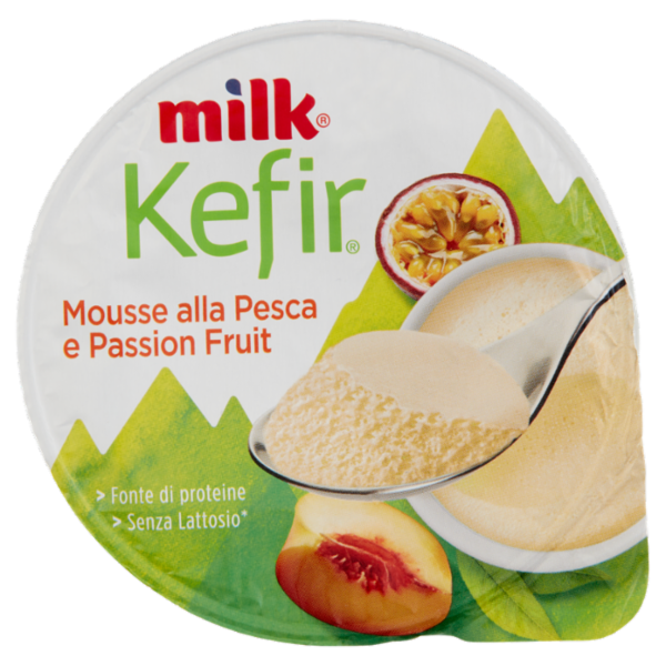 Milk Kefir Mousse alla Pesca e Passion Fruit 125 g
