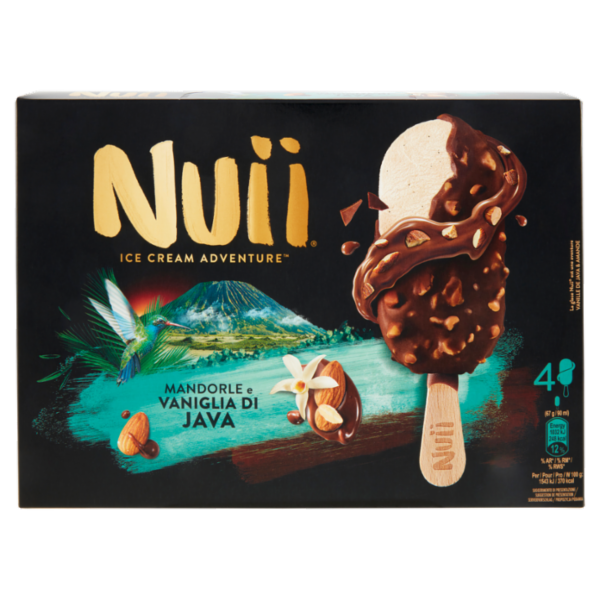 NUII Mandorle e Vaniglia di Java 4 x 67 g