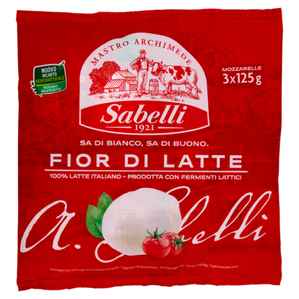 Sabelli Fior di Latte Mozzarelle 3 x 125 g