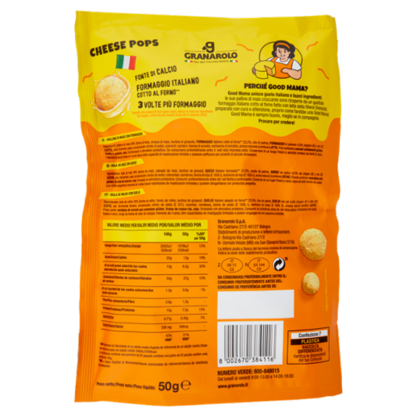 Good Mama Cheese Pops Gusto Classico 50 g