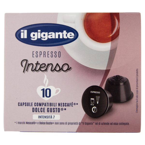 IL GIGANTE Espresso Intenso 10 capsule 70 g