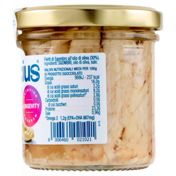 Delicius Filetti di Sgombro all'olio di oliva 150 g