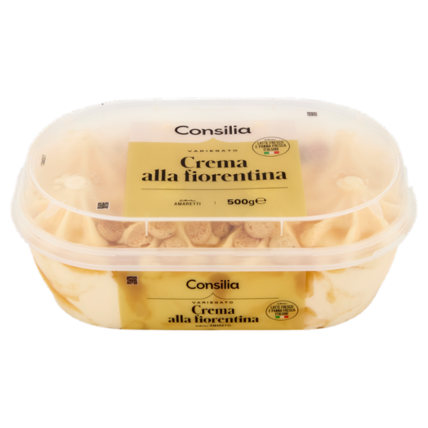 Consilia Gelato Crema Fiorentina con Pezzi di Amaretti 500 g