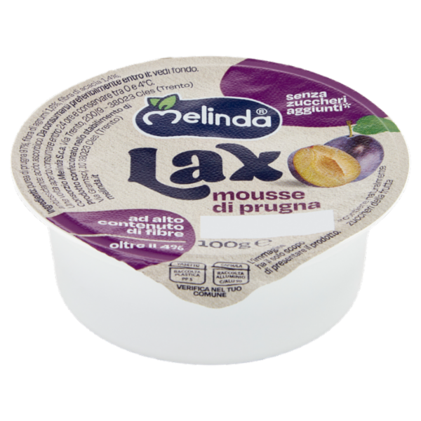 Melinda Lax mousse di prugna 100 g