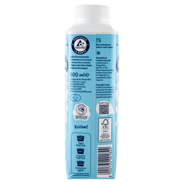 Arborea Moltodìpiù Latte Parzialmente Scremato 500 ml