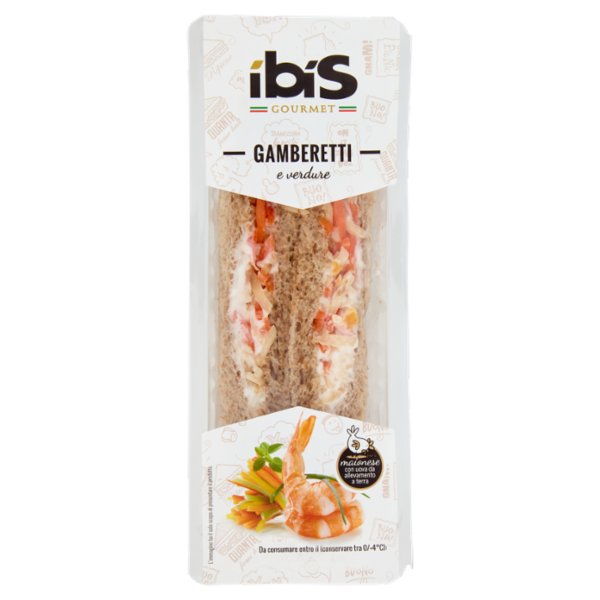 ibis Gourmet Gamberetti e verdure 150 g