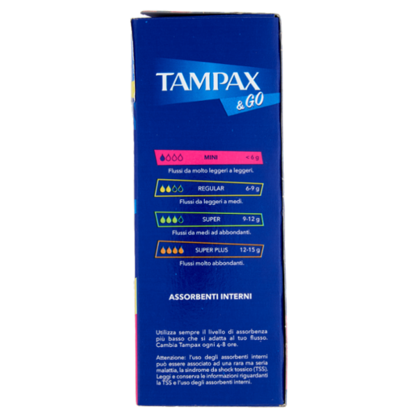 Tampax & Go Mini 18 pz