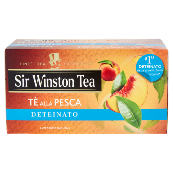 Sir Winston Tea Tè alla Pesca Deteinato 20 x 1,5 g