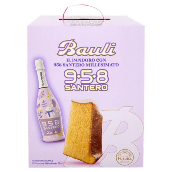 Bauli il Pandoro 700 g + con 958 Santero Millesimato 75 cl