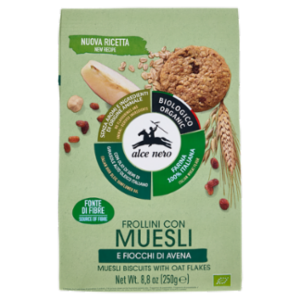 Alce Nero Frollini Con Muesli e Fiocchi Di Avena 250 g